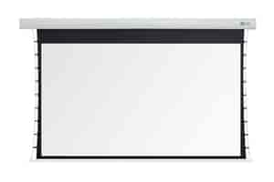 Motorleinwand DELUXX Cinema Tension 4K Pro Fibre MWHT Front