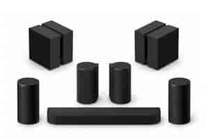 Theatre Trio mit 2x SW9 Subwoofer Set