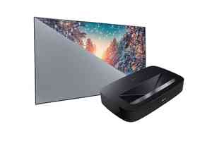 Hisense PL1SE 4K Ultra HD Laser TV - HEIMKINORAUM Edition mit VAVA CLR Leinwand 100 Zoll