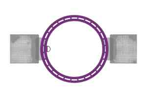 B-Ware: Monitor Audio C265-IDC Einbaulautsprecher  Einbauhalterung CB6 (Purpur)