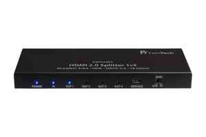 FeinTech VSP01401 HDMI 2.0 Splitter 1x4