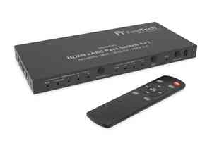 FeinTech HDMI eARC Pass Switch 4x1 für Soundbar (VAX04101)