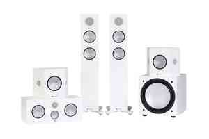 Monitor Audio Silver Cinema 200 7G 5.1 Lautsprecher Set - Satin Weiß