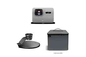 Set: BenQ TK705STi 4K Ultra HD HDR Beamer mit Tasche und Tischstand