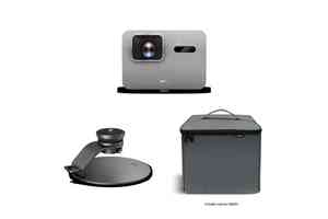 Set: BenQ TK705i 4K Ultra HD HDR Beamer mit Tasche und Tischstand