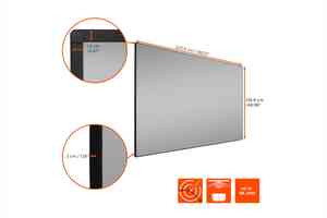celexon BrightOnyx UST Kontrastleinwand