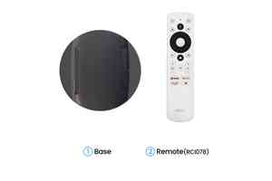 BenQ GV50 Basis und Fernbedienung