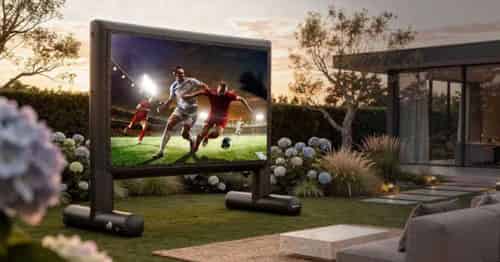 WM 2026 mit Beamer oder Laser TV - Public Viewing im Garten