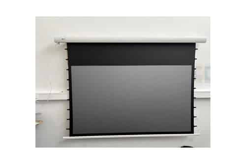 B-Ware DELUXX Cinema Electric Tension Screen Darkvision Motorleinwand 120 Zoll bei unserer Prüfung