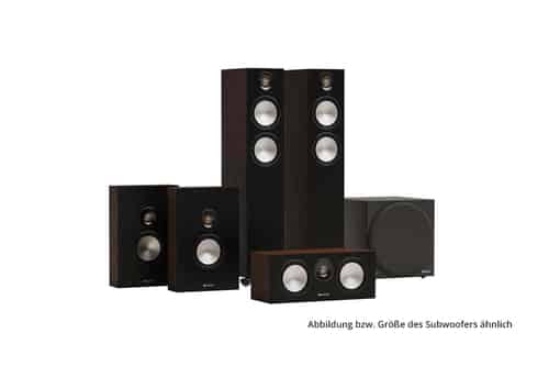 Monitor Audio Bronze Cinema 300 7G W10 - 5.1 Lautsprecher Set - Walnuss
