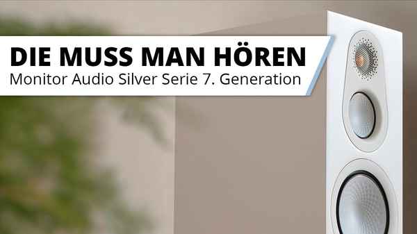 Monitor Audio SILVER Lautsprecher in der 7. Generation - Monitor Audio Silver 300 7G!
