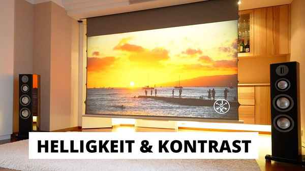 ApolloMotion Bright Test - helle Kontrastleinwand für Wohnzimmer