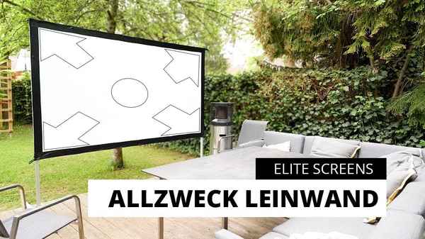 Elite Screens Yardmaster 2 Leinwand im Test - Outdoor, indoor & portabel!