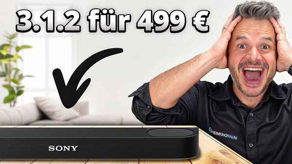Sony Bravia Bar 6 Test - günstige Soundbar mit wireless Subwoofer