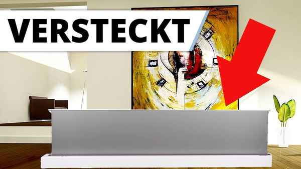 Hisense FloorUp Test - elektrische Laser TV Leinwand
