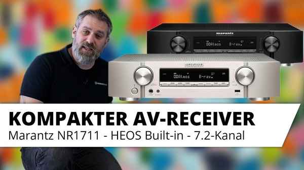Marantz NR1711 - kompakter 7.2  Netzwerk AV Receiver mit Vollausstattung