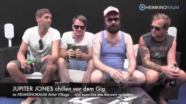 Heimkinoraum meets Jupiter Jones auf dem Deichbrand Festival 2014