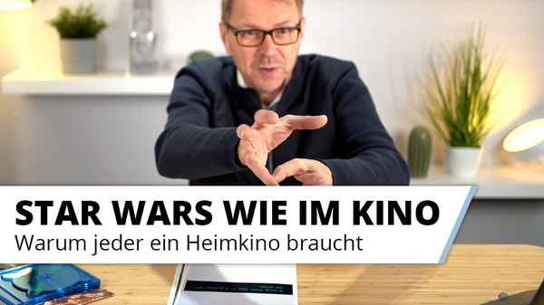 Star Wars muss auf die Leinwand im Heimkino!