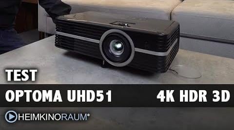 TEST: OPTOMA UHD51 4K UltraHD HDR 3D Beamer