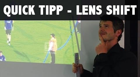Lens Shift - was ist das? Erklärung von Lens Shift und Trapezkorrektur (Keystone)