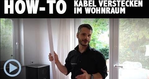 How-To: Kabel verstecken im Heimkino / Wohnzimmer / Wohnraum