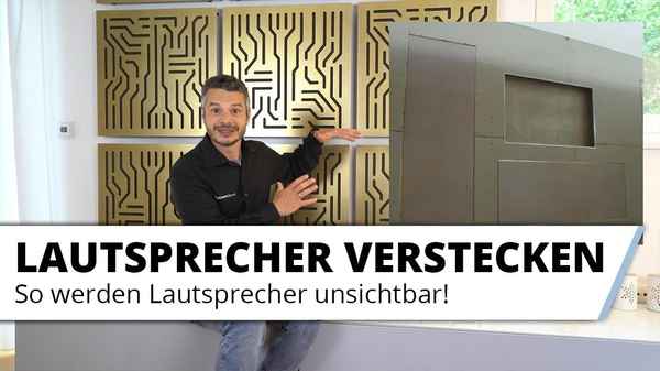 Tipps und Tricks rund ums Lautsprecher verstecken bis hin zu komplett unsichtbaren Lautsprechern