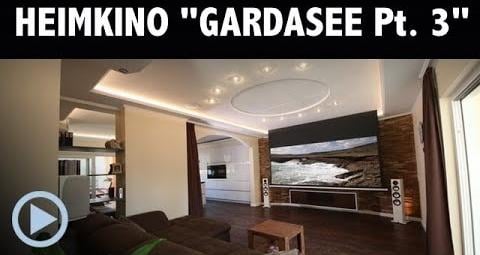 Heimkinoraum Gardasee, dritter Umbau