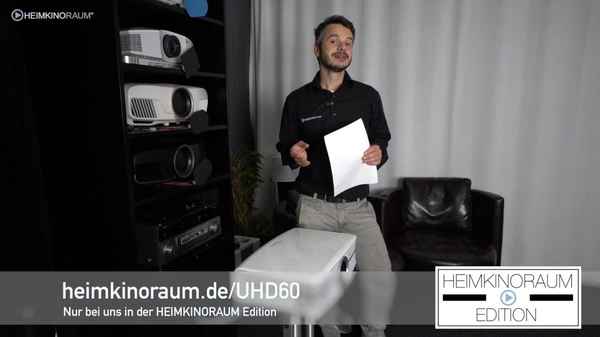 OPTOMA UHD 60 4K Beamer Test Vorstellung