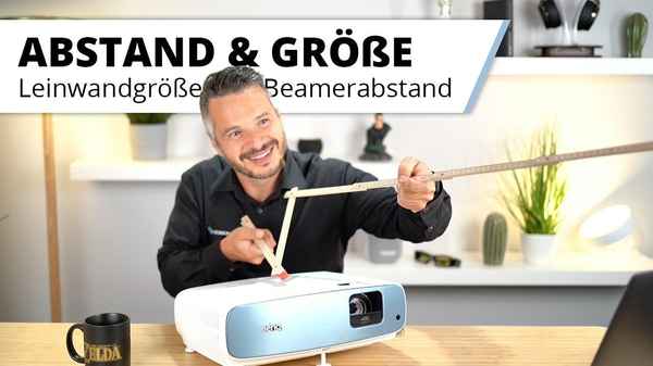 Ideale Leinwandgröße, Bildbreite, Bildgröße und Beamerabstand ganz einfach berechnen.