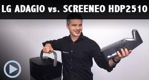 Vergleich: LG ADAGIO und Philips Screeneo 2.0 HDP 2510