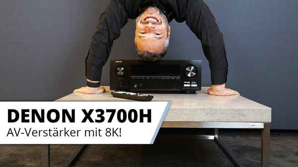 Denon AVC X3700 H - AV-Verstärker für Heimkino oder Wohnzimmer mit 8K!