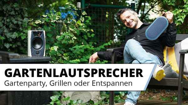 Wetterfeste Aussen Lautsprecher im Garten - viel besser als jeder Bluetooth Lautsprecher