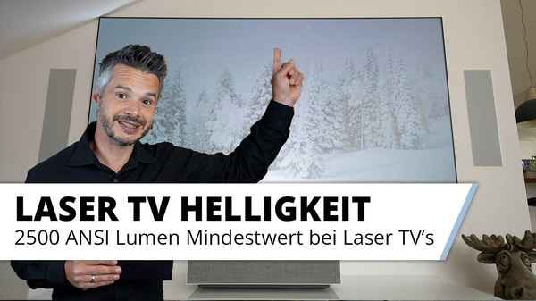 Helligkeit bei Laser TV's. Wie viel ANSI Lumen braucht man um auch tagsüber ein gutes Bild zu haben?