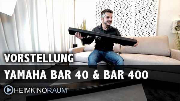 YAMAHA Soundbar MusicCast BAR 40 mit SUB 100 & BAR 400. Die vielleicht beste Soundbar bis 1.500 Euro