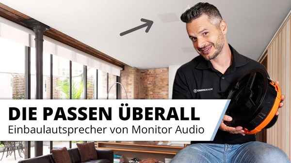 Einbaulautsprecher für alle Anwendungen von Monitor Audio. Heimkino, Wohnraum, Outdoor, Musik, Bad