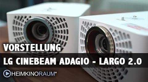 Vorstellung LG Largo 2.0 und LG Adagio 2.0 - LED Beamer
