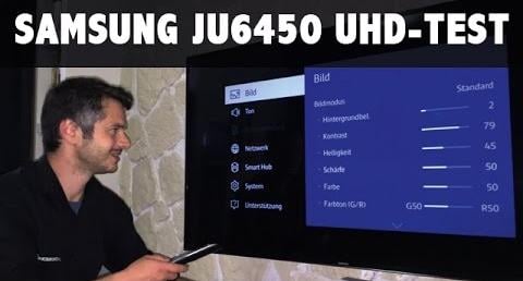 Test Samsung 55JU6450, Serie 6 der UHD 4K TV Fernseher 2015 JU6450UXZG