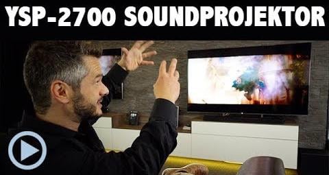 Yamaha YSP 2700 Soundprojektor Soundbar Vorstellung mit Music Cast