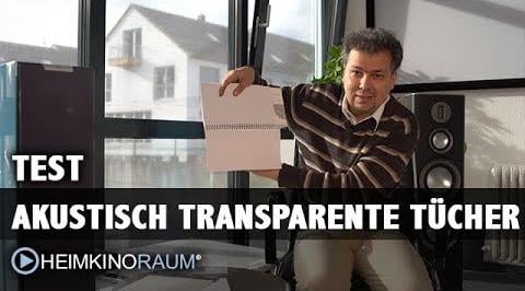 Know-How und Test: Akustisch transparente Leinwände