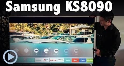 Samsung KS8090 Kurzvorstellung UE 48 55 65 75KS8090 LED Smart TV Test