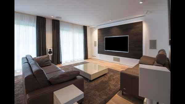Heimkino Integrale, Wohnraum Kino mit TV und Projektion - Made by HEIMKINORAUM