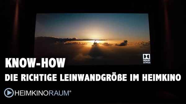 Wie groß soll eine Leinwand im Heimkino sein? Was Sie unbedingt wissen sollten, sehen Sie hier!