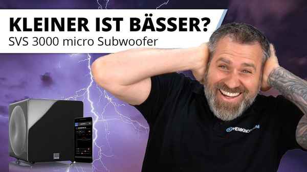 SVS 3000 micro Test - kleiner Subwoofer mit großer Leistung!