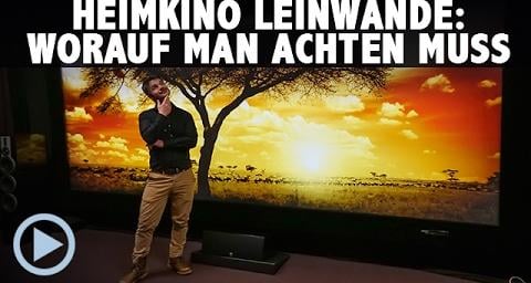 Heimkino Leinwände - darauf sollte man achten