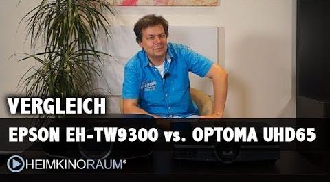 Vergleich LCD vs. DLP: Epson EH-TW9300 vs. Optoma UHD65