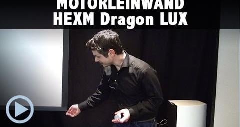 Im Test: Motorleinwand HEXM Dragon LUX