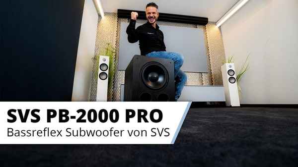 Vorstellung SVS PB-2000 Pro Bassreflex Subwoofer mit App-Steuerung