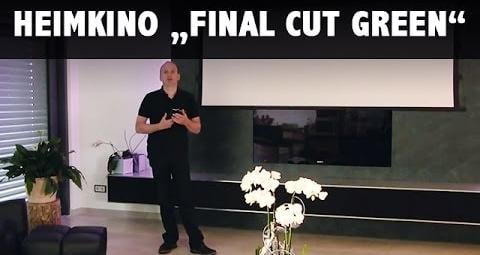 Heimkino Final Cut Green made by HEIMKINORAUM Luxembourg