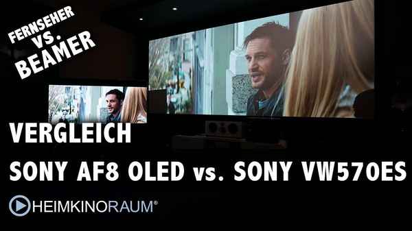 Vergleich: SONY 4K OLED vs. SONY 4K Beamer