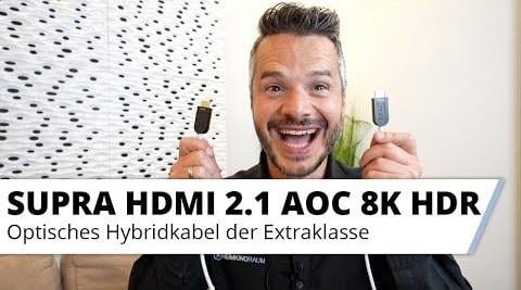 SUPRA HDMI 2.1 AOC 8K Hybrid HDR Kabel im Test